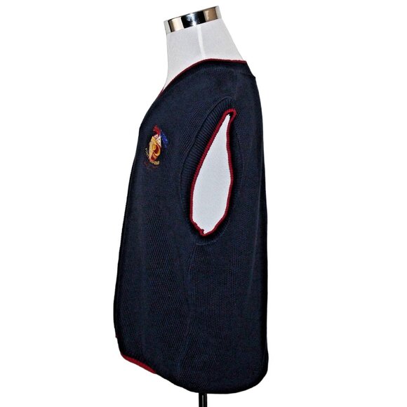 Vintage Coors Light 2XL San Francisco Forty Niners 50 Years Sweater Vest 90s USA - Picture 8 of 12